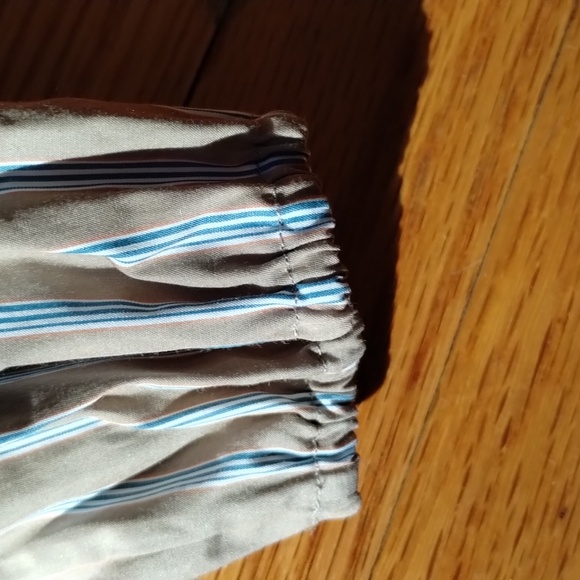 Theory 'Shirred Yoke BD Multi Ribbon Striped' Shirt button down Cotton PSm nwt - Picture 10 of 11